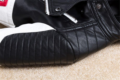 Boys Leather Motorcycle Pilot Jackets Toddler Coats