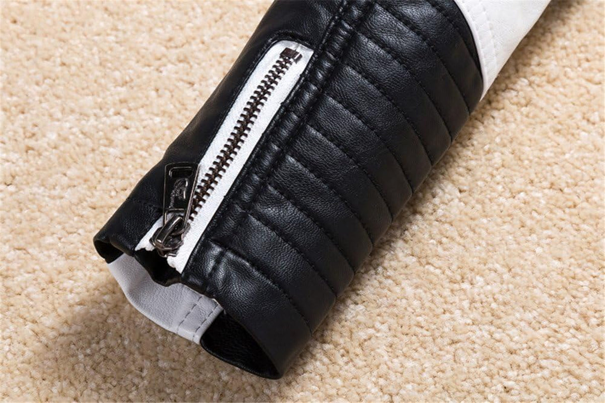 Boys Leather Motorcycle Pilot Jackets Toddler Coats